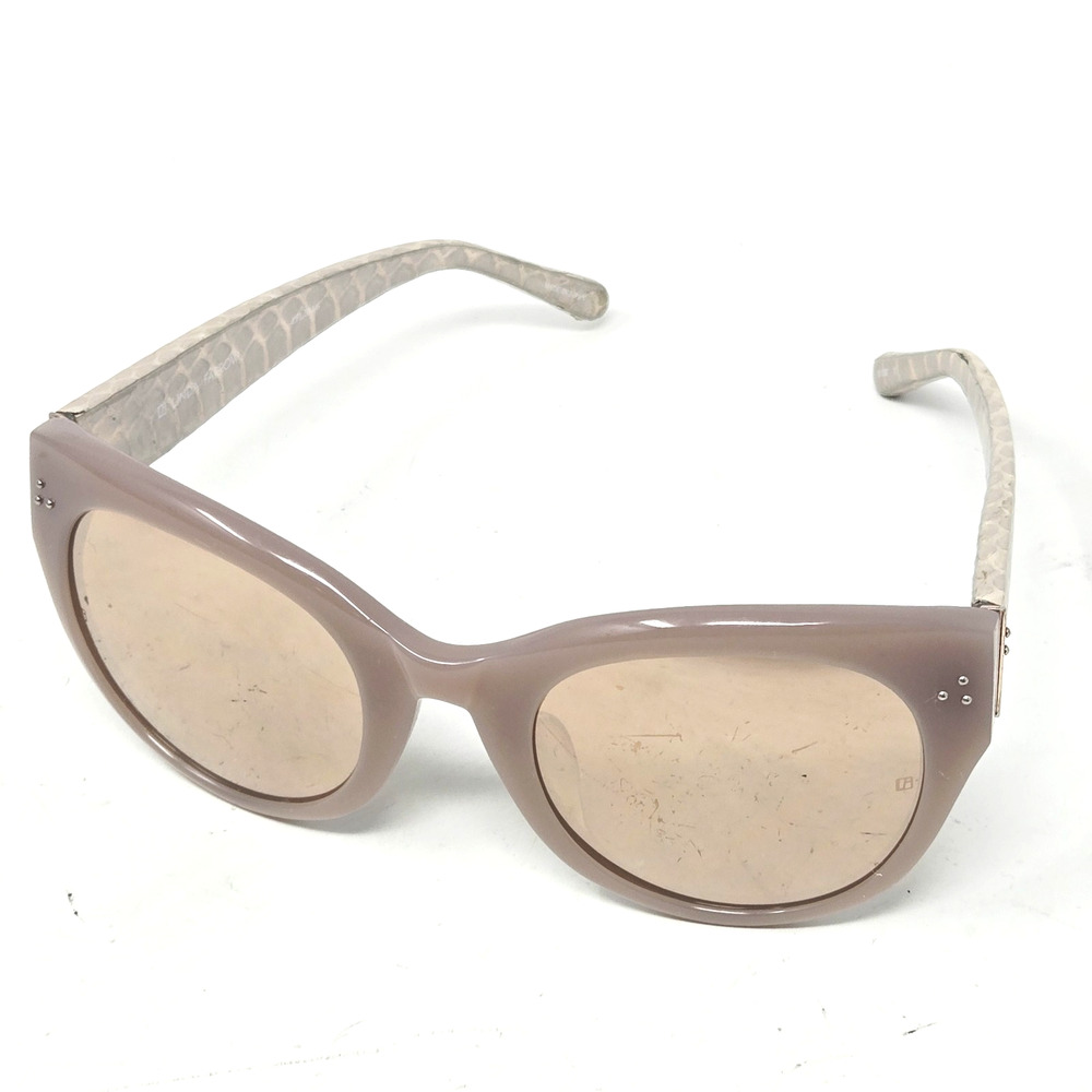 Linda Farrow LFL 393/6 SNAKESKIN SUNGLASSES 50-25.5